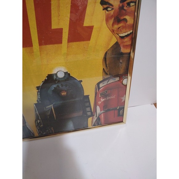 LIONEL RAILROAD "FATHER & SON" SIGN / Train Wall Collectible Decorations 16 x 20 - Picture 5 of 15